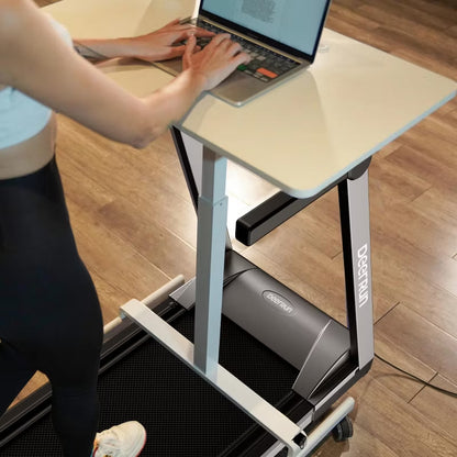 DeerRun Walking Treadmills 44.09X16.53 In Walking Pad Treadmill 3 in 1 Under Desk Treadmill
