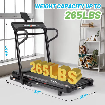 ODK Perfect Treadmills for Home, Treadmill with Incline -3 to +15 MPH Speed, Heavy Duty Running Treadmill with Incline Controls for Home Fitness