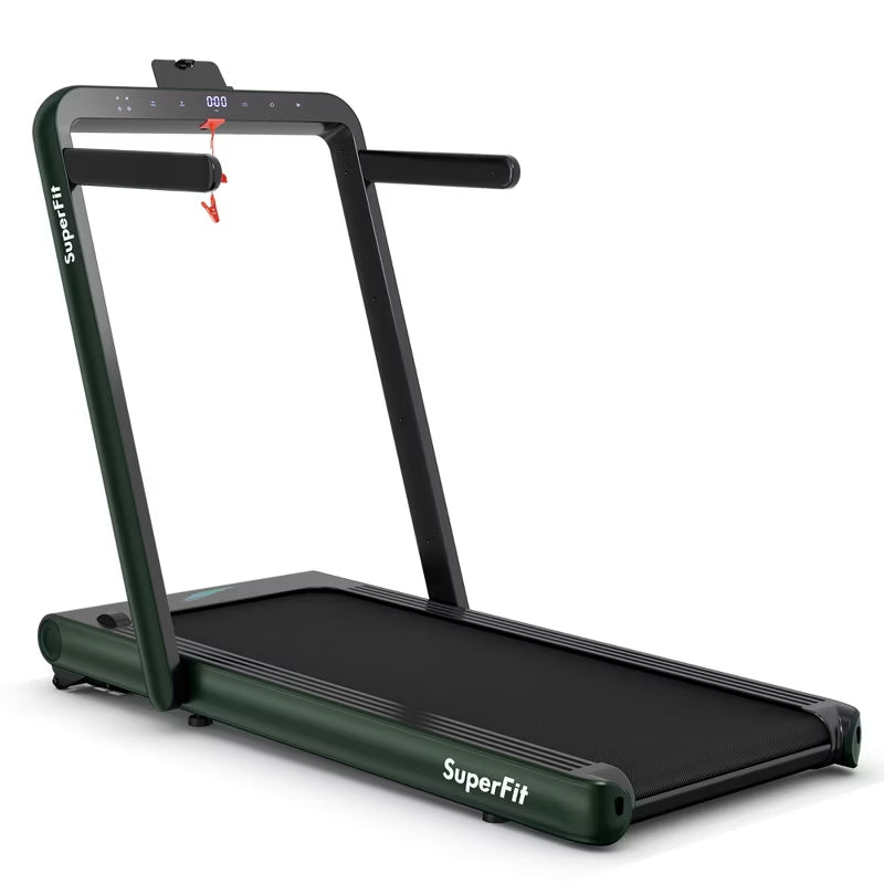 SuperFit 4.75HP 2 In 1 Folding Treadmill W/Remote APP