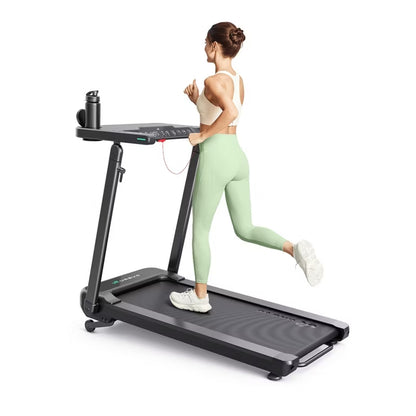 UREVO Foldi 3S Treadmill with Desk | Adjustable, Foldable, Smart Treadmill