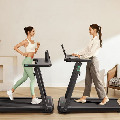 UREVO Foldi 3S Treadmill with Desk | Adjustable, Foldable, Smart Treadmill