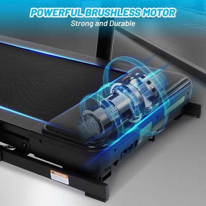 ODK Perfect Treadmills for Home, Treadmill with Incline -3 to +15 MPH Speed, Heavy Duty Running Treadmill with Incline Controls for Home Fitness