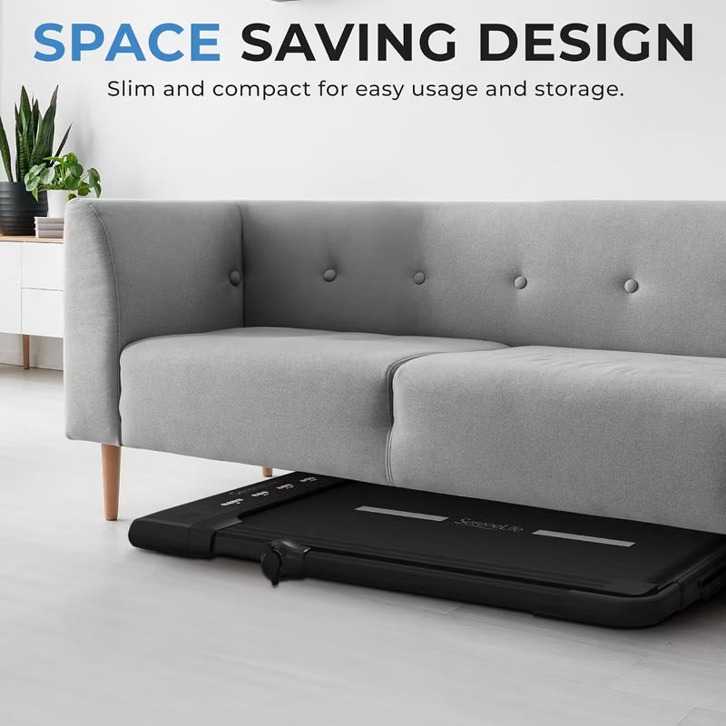 SereneLife Foldable Motorized Treadmill SLFOLD20 - Portable Home Gym Fitness Equipment