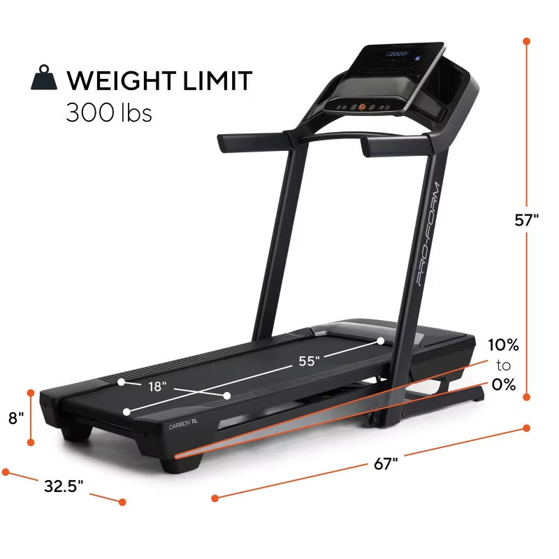 ProForm Carbon TL Electric Treadmill