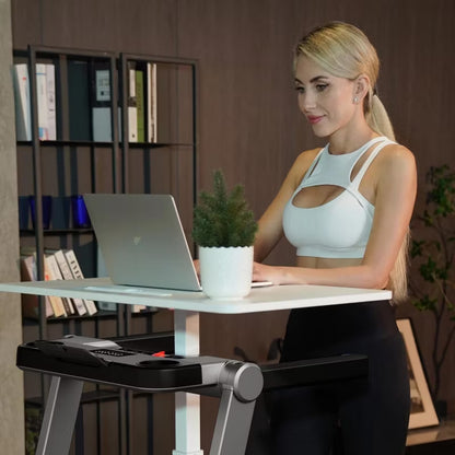 DeerRun Walking Treadmills 44.09X16.53 In Walking Pad Treadmill 3 in 1 Under Desk Treadmill
