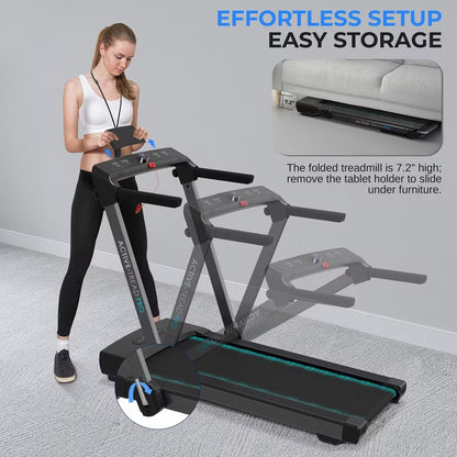 SereneLife Folding Motorized Treadmill - Home Gym