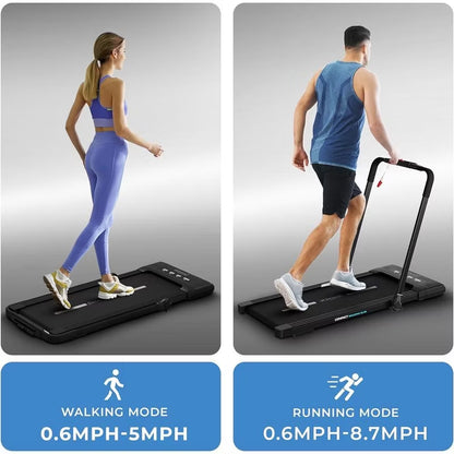 SereneLife Foldable Motorized Treadmill SLFOLD20 - Portable Home Gym Fitness Equipment