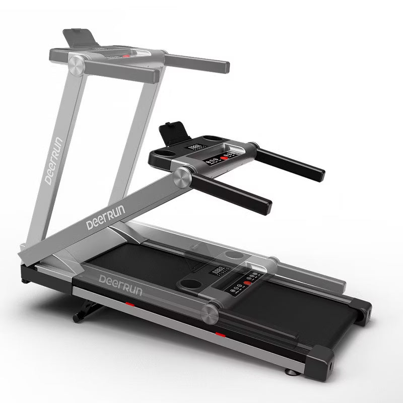 DeerRun Walking Treadmills 44.09X16.53 In Walking Pad Treadmill 3 in 1 Under Desk Treadmill