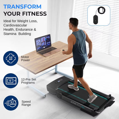 SereneLife Folding Motorized Treadmill - Home Gym